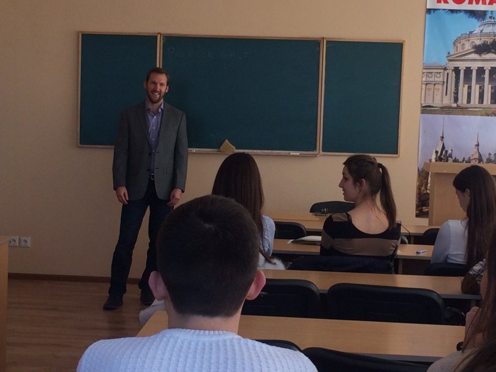 Магістрант програми «Міжнародні відносини» Університету Дж.Хопкінса відвідав факультет міжнародних відносин Магістрант програми «Міжнародні відносини» Університету Дж.Хопкінса відвідав факультет міжнародних відносин