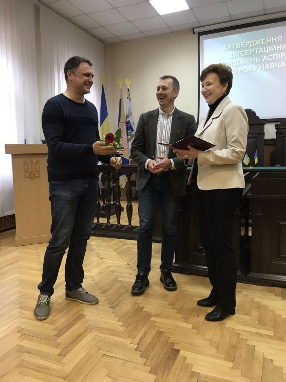 Відбулося вручення дипломів кандидата та доктора наук. Відбулося вручення дипломів кандидата та доктора наук.