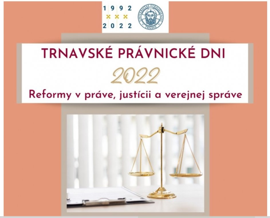 Юридичний факультет УжНУ виступив співорганізатором Трнавських правничих днів – 2022
Юридичний факультет УжНУ виступив співорганізатором Трнавських правничих днів – 2022