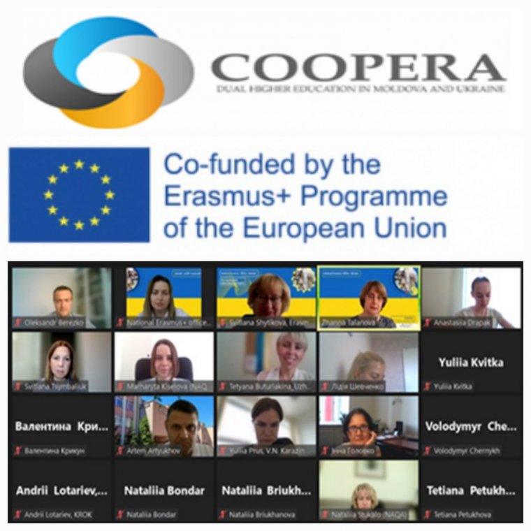 Проектна команда проекту COOPERA працює над розробкою методики і моделей реалізації дуальних програм у вищий освіті Проектна команда проекту COOPERA працює над розробкою методики і моделей реалізації дуальних програм у вищий освіті